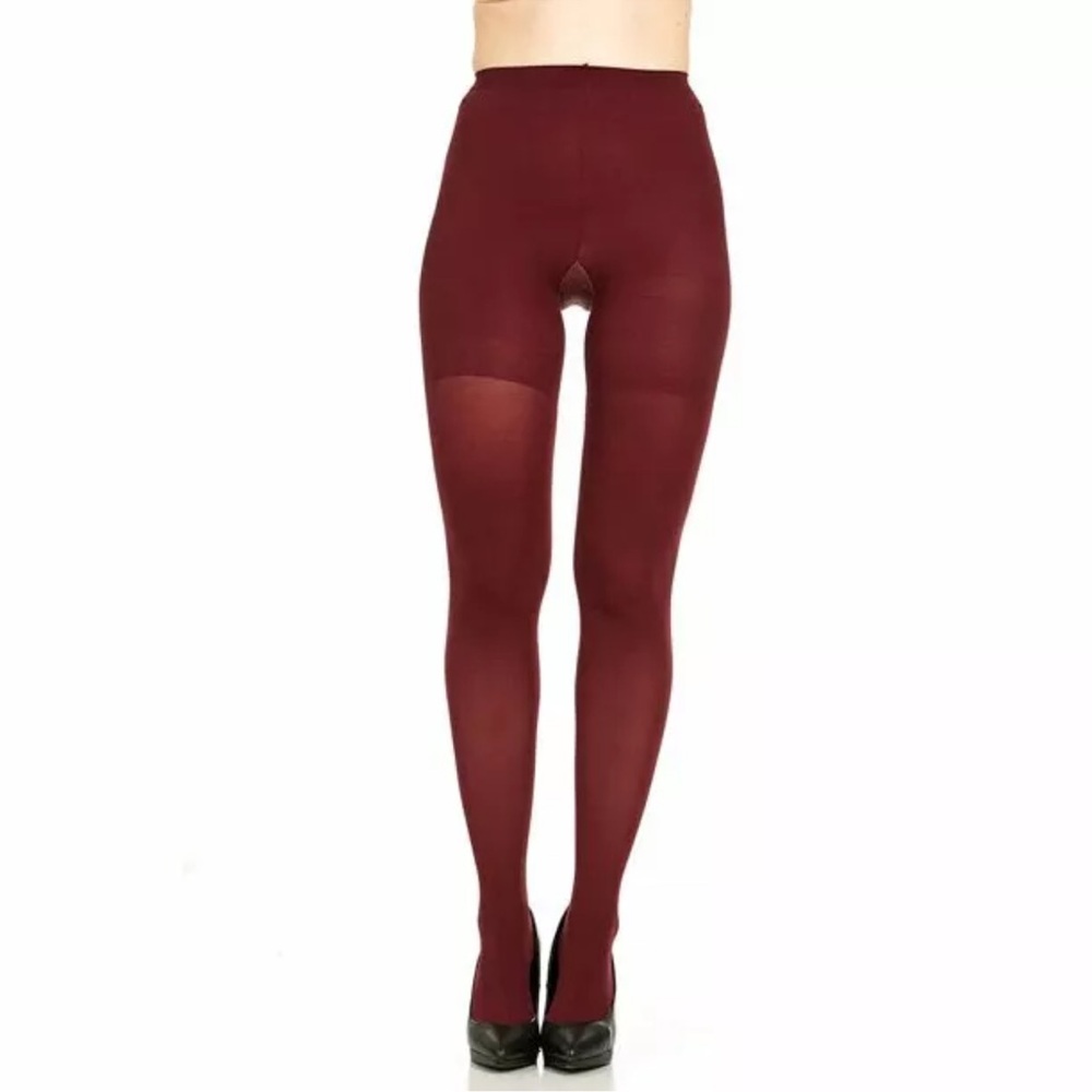 Star Power by SPANX Center-Stage Shaping Tights Ruby Red Size A